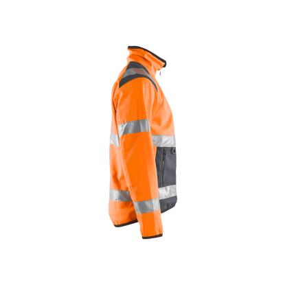 Blåkläder 4877 high vis light softshell jakke, hi-vis orange/mellemgrå