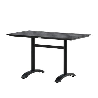 Venture Design Denver havebord, sort, 70 x 120 cm