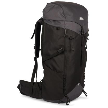 Trespass PASS vandrerygsæk, sort/mørkegrå - 75 liter