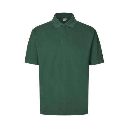 ID PRO Wear 0330 poloshirt med trykknap, flaskegrøn