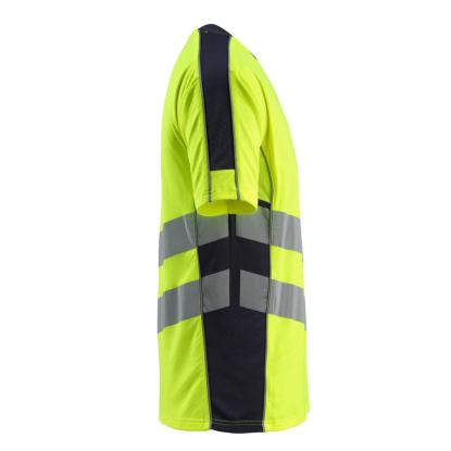 MASCOT SAFE SUPREME Sandwell T-shirt, hi-vis gul/mørk marine
