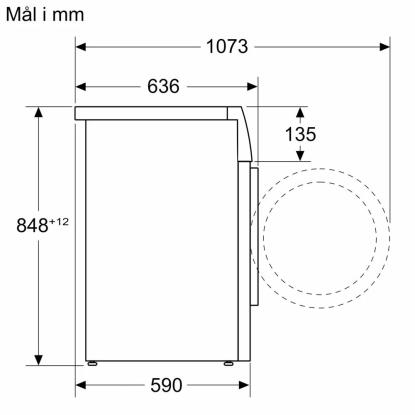 Bosch WGG244RFSN frontbetjent vaskemaskine - 9 kg