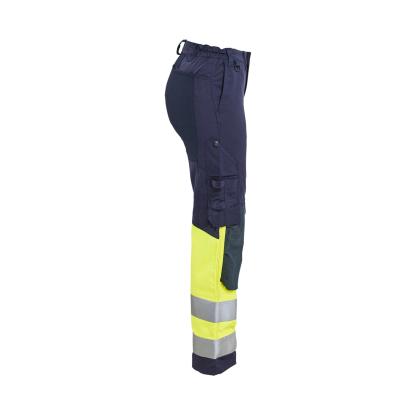 Blåkläder 7187 dame multinorm buks med stretch inherent, marineblå/hi-vis gul
