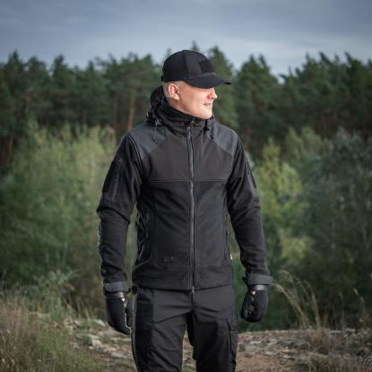 M-TAC Norman Windblock fleecejakke, sort