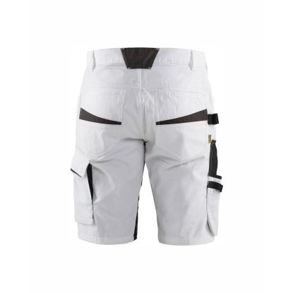 Blåkläder 1094 shorts med stretch, hvid/mørk grå