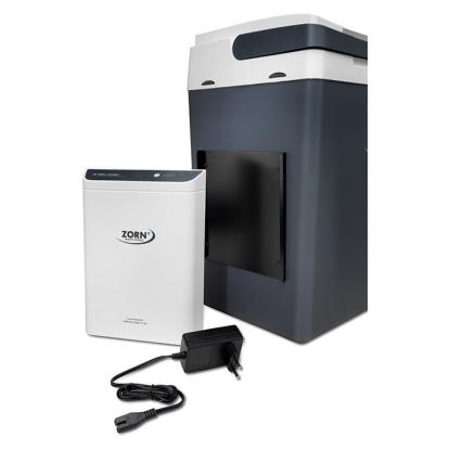 ZORN elektrisk køleboks, 12/230V inklusiv batteri, 20,8 Ah, 30 liter