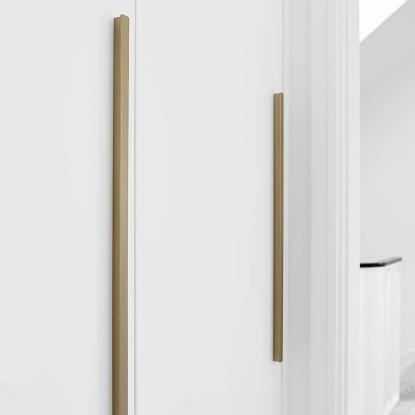 Beslag Design Elan greb, 1200 mm, børstet messing
