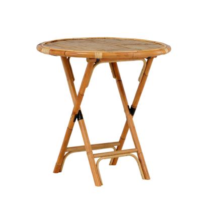 Venture Design Cane cafébord, bambus, Ø80 cm