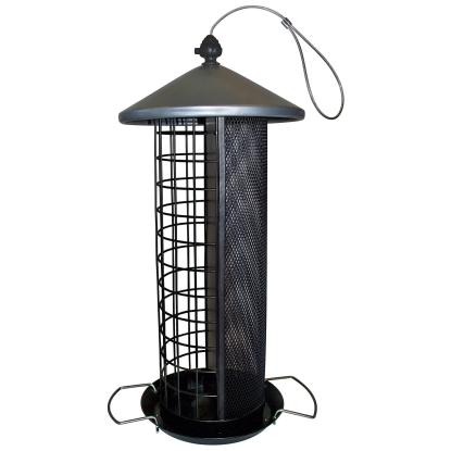 RYOM foderautomat til fugleblanding/mejsebolde, Ø19 x 40 cm - 3 kg