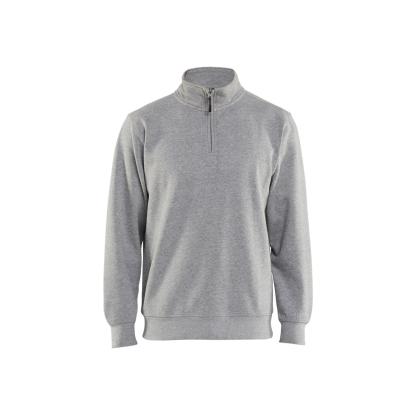 Blåkläder 3365 sweatshirt halfzip, gråmeleret