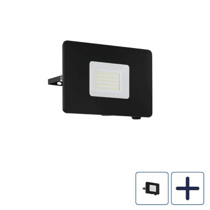 EGLO FAEDO 3 udendørs LED projektør, IP65, sort