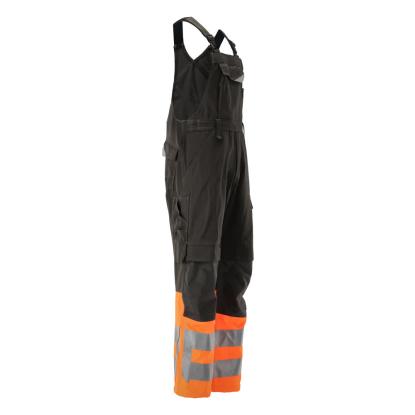 MASCOT SAFE SUPREME Sunderland overall med knælommer, mørk antracit/hi-vis orange