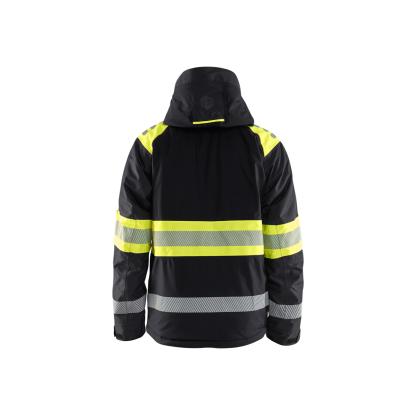 Blåkläder 4480 high vis vinterjakke, sort/hi-vis gul