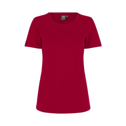 ID 0508 Interlock T-shirt, dame, rød