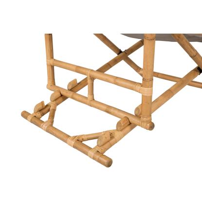 Venture Design Cane foldbar liggestol, grå/natur