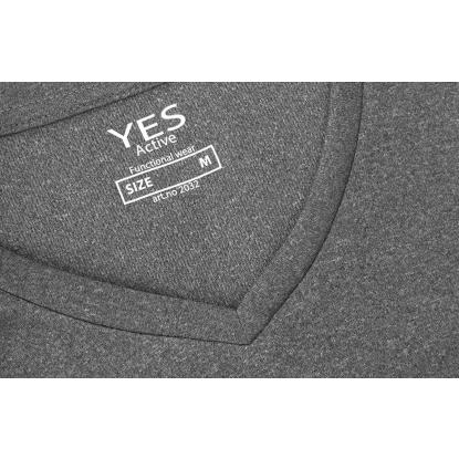 ID 2032 YES Active T-shirt, dame, grå melange