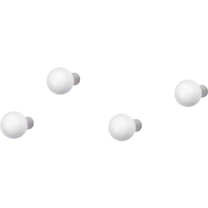 Millex Harlekin knager i porcelæn, hvid - 4 stk.