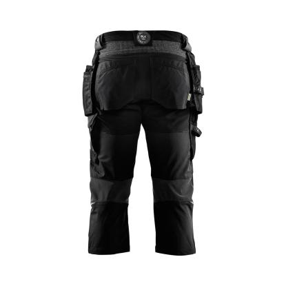 Blåkläder 1521 håndværker knickers 4-vejs stretch, sort/mørk grå