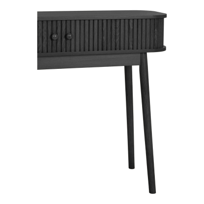 Nikko konsolbord, sort fyr, 100 cm