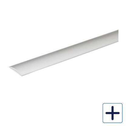 Habo SA04 selvklæbende tæppeliste, aluminium