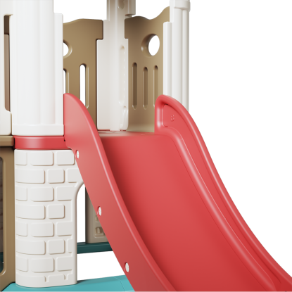 Kids Zone adventure park legetårn med rutsjebane, 270 x 146 x 128 cm