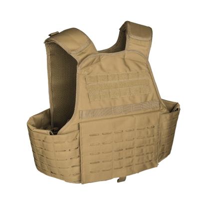 Mil-Tec Laser Cut Plate Carrier vest, coyote brun 