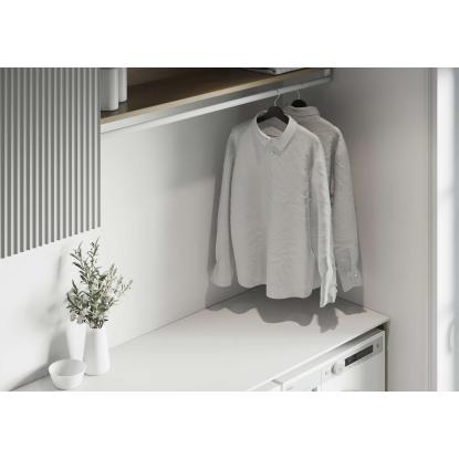 Fibo Basic vådrumspanel uden fugefræsning, 10 x 600 x 2400 mm, white silk