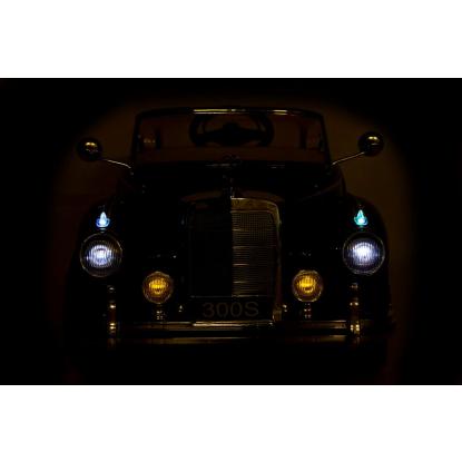 Mercedes 300S elbil, 2 x 12V, sort