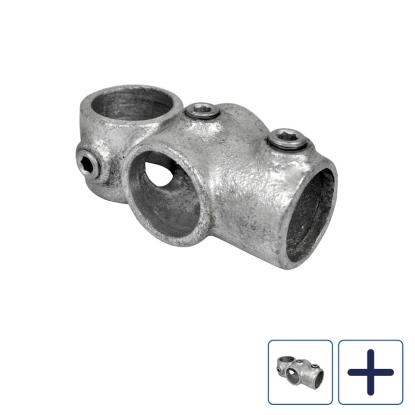 Clarrods Clamps CL165 overkryds med kort T-stykke