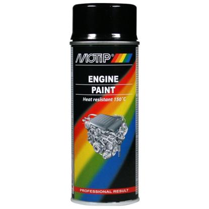 Motip motormaling, 150°, 400 ml - sort