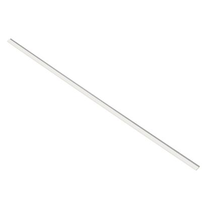 I-Wood afslutningsliste til akustikpanel, hvidmalet, grå filt og lys kerne, folie, 16 x 42 mm
