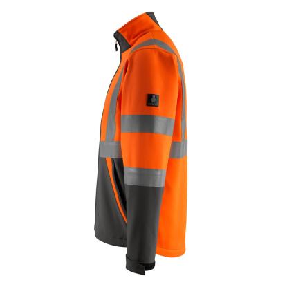 MASCOT SAFE LIGHT Kiama softshell jakke, hi-vis orange/mørk antracit