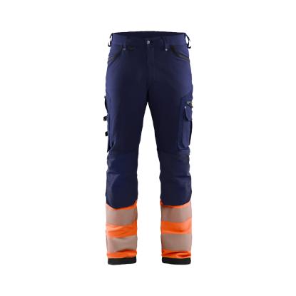 Blåkläder 1193 high vis buks 4-vejs stretch, marineblå/hi-vis orange