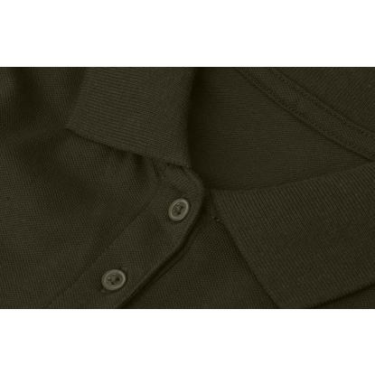 ID 0587 poloshirt, økologisk, dame, oliven