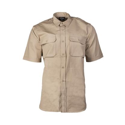 Mil-Tec outdoor skjorte med korte ærmer, khaki