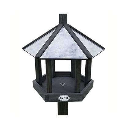 RYOM fuglefoderhus med zinktag, sekskantet, 128 cm
