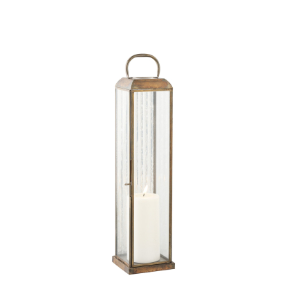 Herslev lanterne, antik messing look, H49 cm