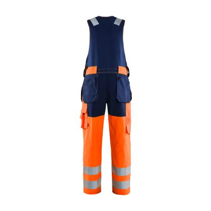 Blåkläder 2653 high vis helbuks, hi-vis orange/marineblå