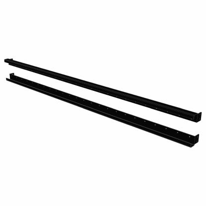 PLUS top- og bundprofil inkl. skruer til Noor hegn, sort, 150 cm