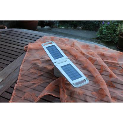 LUTEC DRAGONFLY LED bordlampe med solceller, dæmpbar, H28,1 cm, IP54, hvid