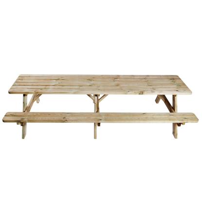 HORTUS bord/bænkesæt XXL, fyrretræ, 71 x 300 x 149 cm