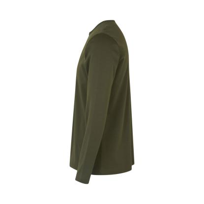 ID 0518 Interlock T-shirt med lange ærmer, oliven