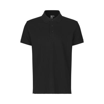 ID 0525 poloshirt med stretch, sort