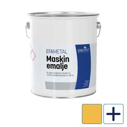 EFAmetal Maskinemalje, entreprenørgul/påskeliljegul