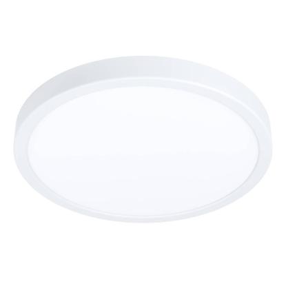 EGLO FUEVA 5 LED plafond, Ø28,5 cm, IP44, hvid