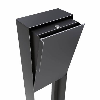 Bravios Faro postkasse med stander, antracit