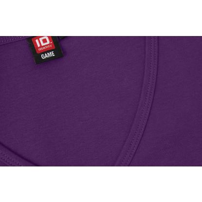 ID 0506 Interlock T-shirt med v-hals, dame, lilla