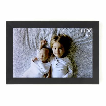 TFA digital fotoramme med Frameo app, sort