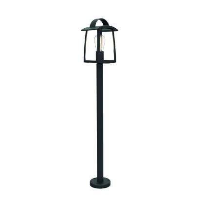 LUTEC KELSEY udendørs bedlampe, 1 lyskilde, H103,5 cm, E27, IP44, sort