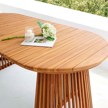 Berja havebord, teak, 90 x 200 cm